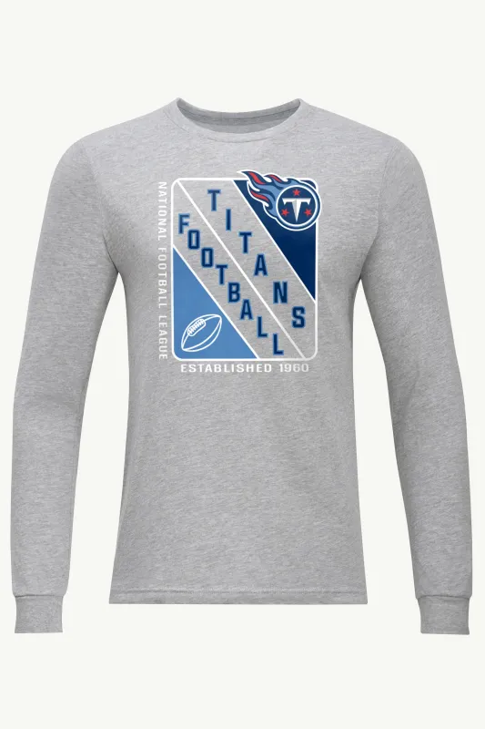 MENS TENNESSEE TITANS SHIELD LOGO LONG SLEEVE T SHIRT sold by Starter