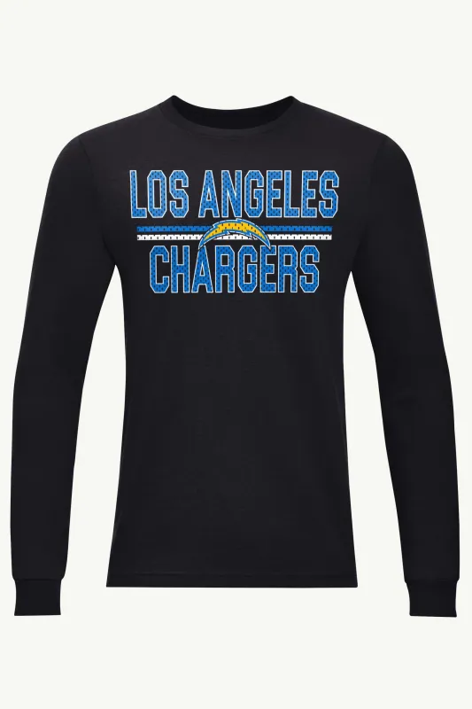 MENS LOS ANGELES CHARGERS MESH LOOK LONG SLEEVE T SHIRT sold by Starter