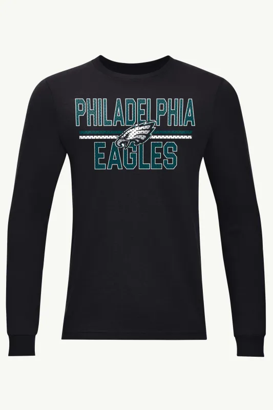 MENS PHILADELPHIA EAGLES MESH LOOK LONG SLEEVE T SHIRT made by Starter