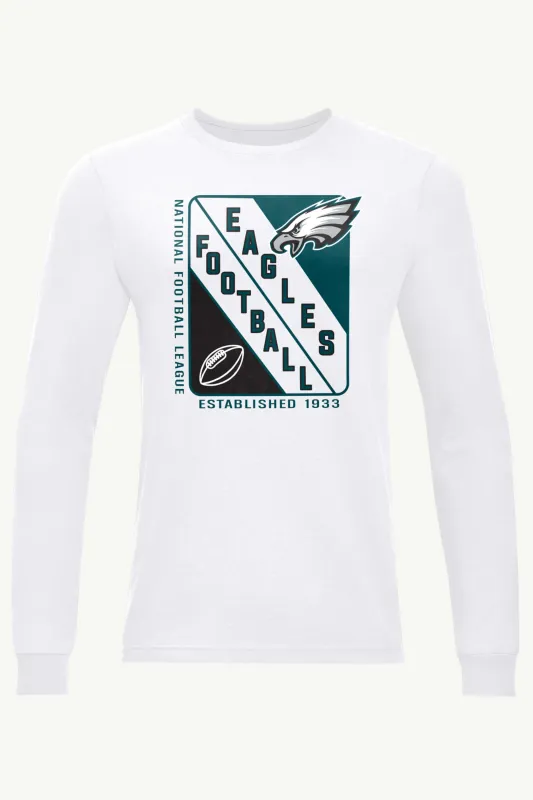 MENS PHILADELPHIA EAGLES SHIELD LOGO LONG SLEEVE T SHIRT sold by Starter