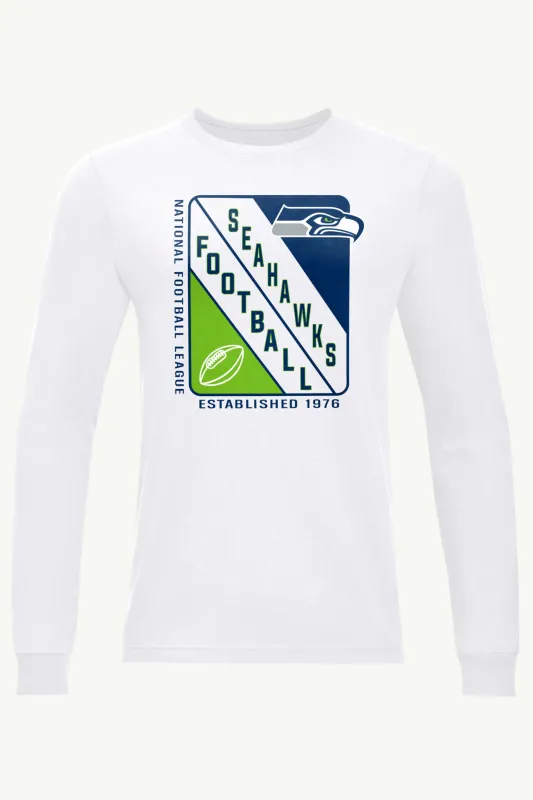 MENS SEATTLE SEAHAWKS SHIELD LOGO LONG SLEEVE T SHIRT sold by Starter