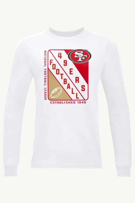 MENS SAN FRANCISCO 49ERs SHIELD LOGO LONG SLEEVE T SHIRT sold by Starter