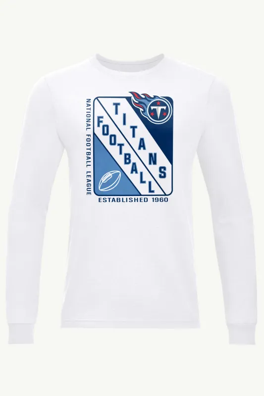 MENS TENNESSEE TITANS SHIELD LOGO LONG SLEEVE T SHIRT sold by Starter