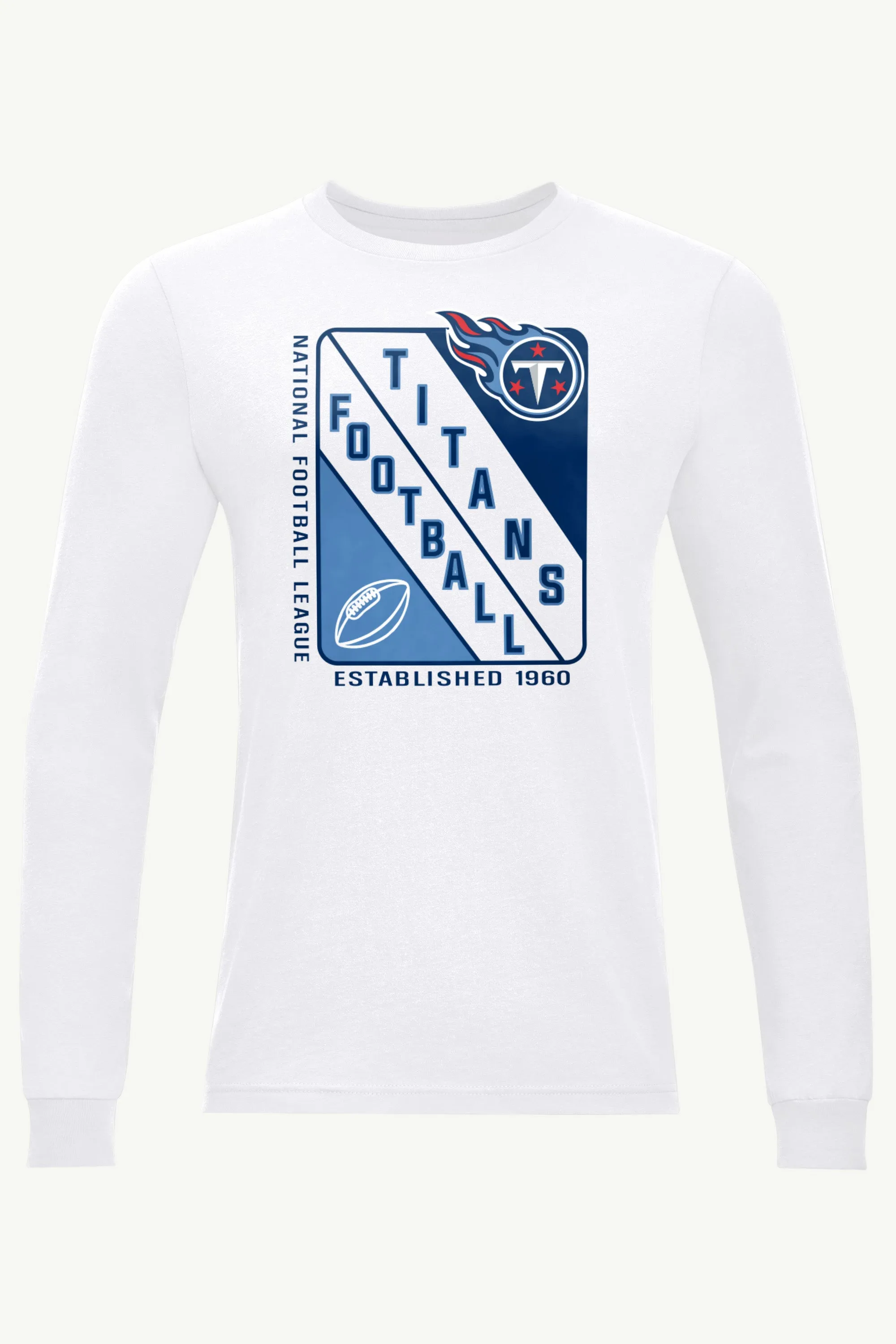 MENS TENNESSEE TITANS SHIELD LOGO LONG SLEEVE T SHIRT sold by Starter