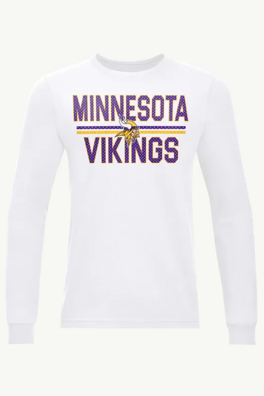 MENS MINNESOTA VIKINGS MESH LOOK LONG SLEEVE T SHIRT sold by Starter