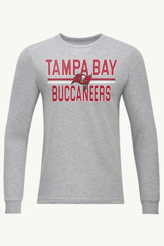 MENS TAMPA BAY BUCCANEERS MESH LOOK LONG SLEEVE T SHIRT made by Starter