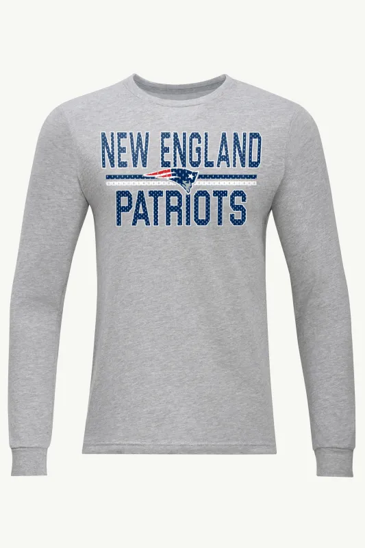 MENS NEW ENGLAND PATRIOTS MESH LOOK LONG SLEEVE T SHIRT sold by Starter