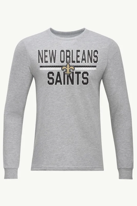 MENS NEW ORLEANS SAINTS MESH LOOK LONG SLEEVE T SHIRT sold by Starter