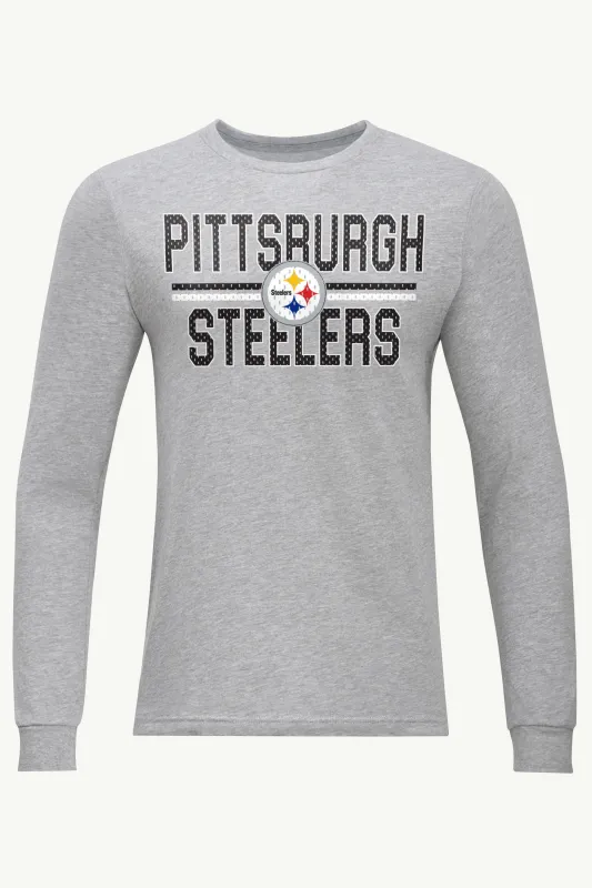 MENS PITTSBURGH STEELERS MESH LOOK LONG SLEEVE T SHIRT sold by Starter