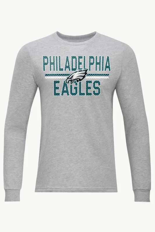 MENS PHILADELPHIA EAGLES MESH LOOK LONG SLEEVE T SHIRT sold by Starter