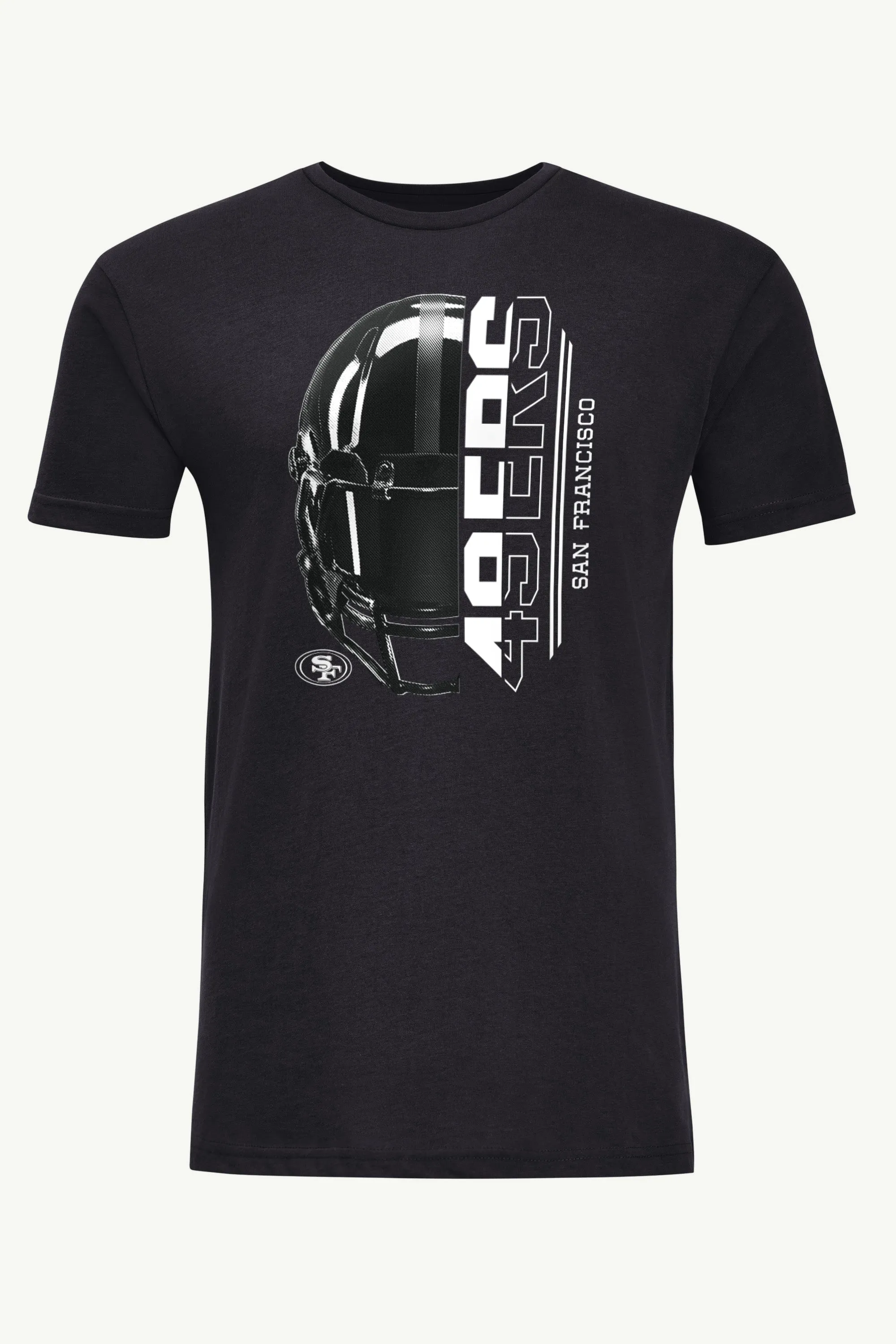 MENS SAN FRANCISCO 49ERs HALF HELMET T SHIRT sold by Starter