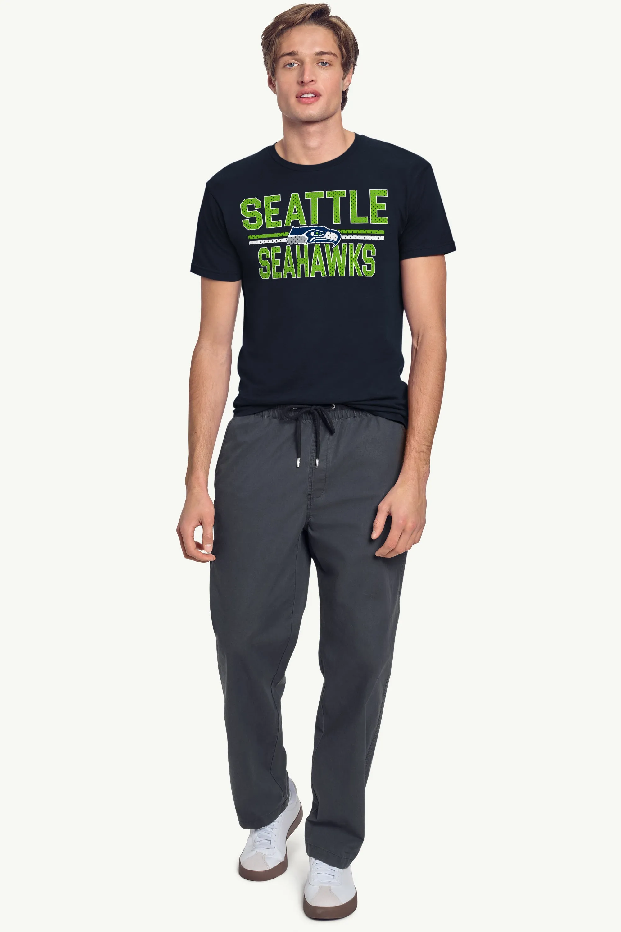 MENS SEATTLE SEAHAWKS MESH LOOK T SHIRT sold by Starter product image thumbnail 3