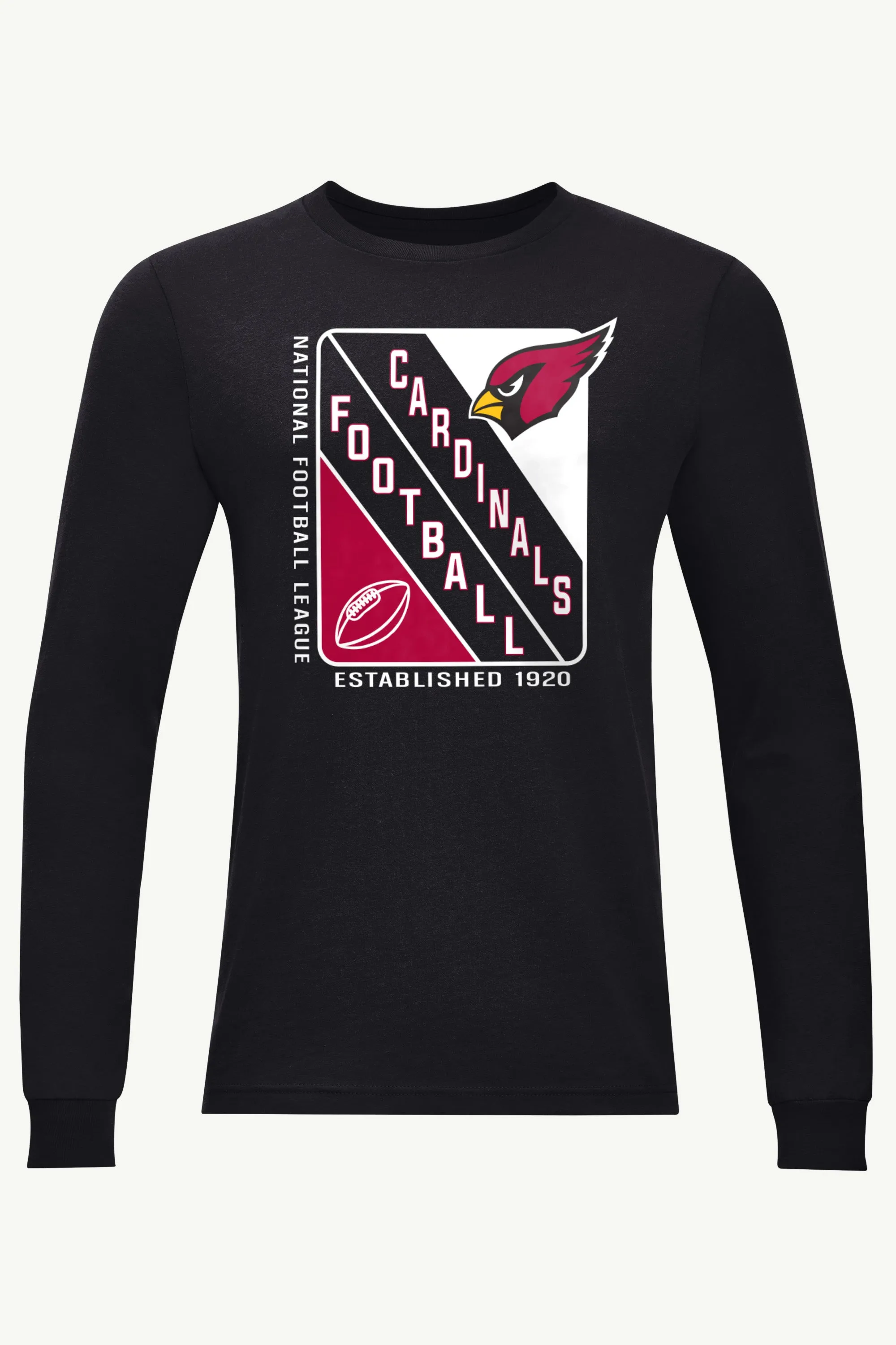 MENS ARIZONA CARDINALS SHIELD LOGO LONG SLEEVE T SHIRT sold by Starter