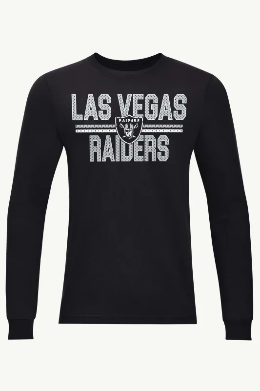 MENS LAS VEGAS RAIDERS MESH LOOK LONG SLEEVE T SHIRT sold by Starter