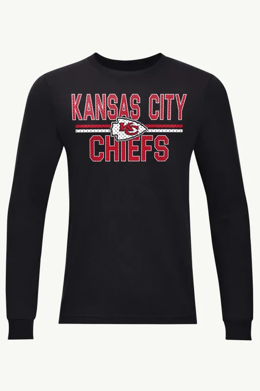 MENS KANSAS CITY CHIEFS MESH LOOK LONG SLEEVE T SHIRT sold by Starter