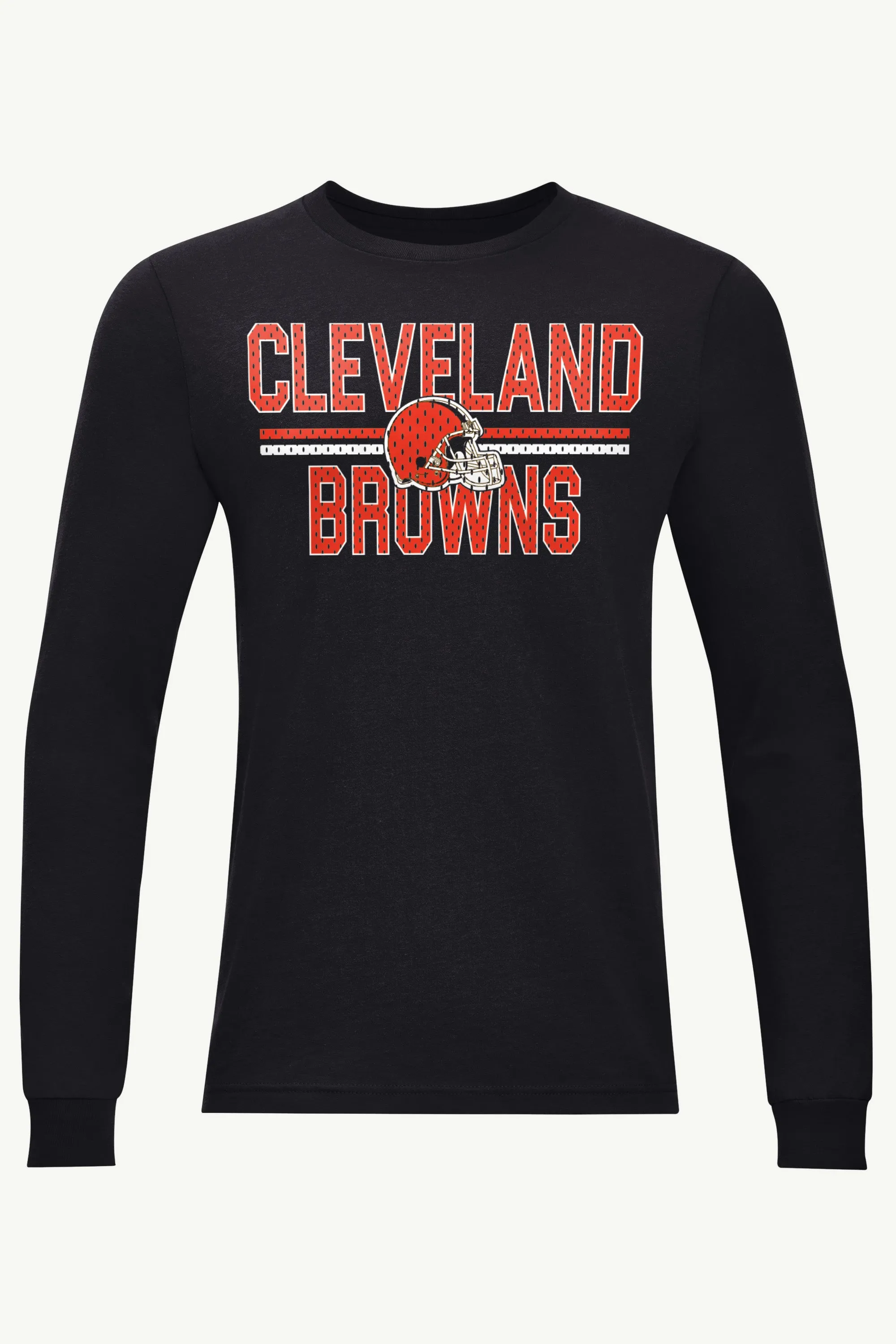 MENS CLEVELAND BROWNS MESH LOOK LONG SLEEVE T SHIRT sold by Starter