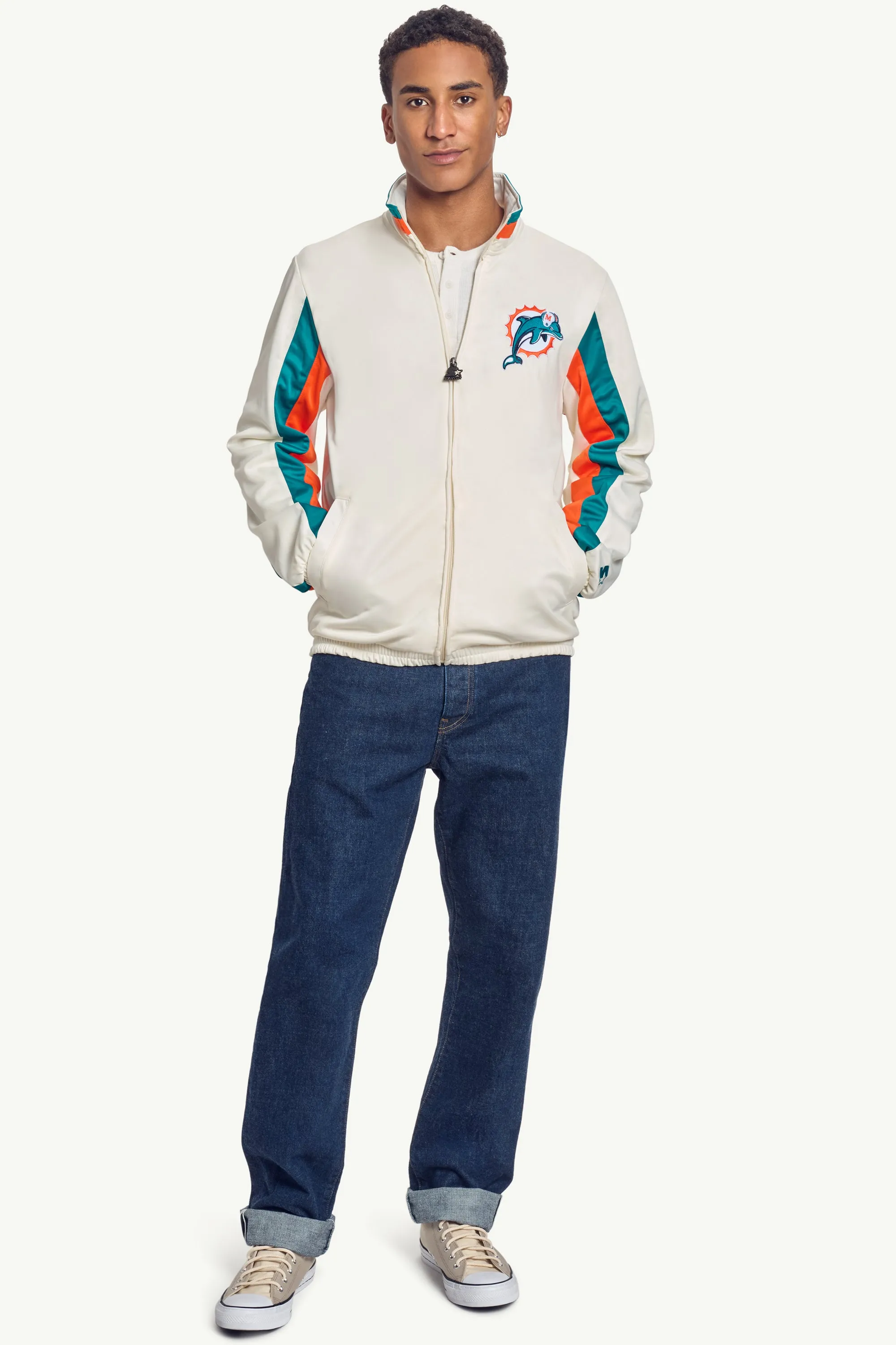MENS MIAMI DOLPHINS TRACK JACKET sold by Starter product image thumbnail 2