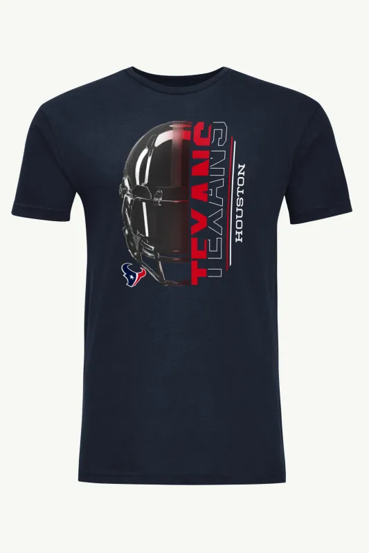 MENS HOUSTON TEXANS HALF HELMET T SHIRT sold by Starter