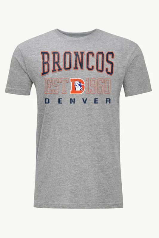 MENS DENVER BRONCOS RETRO T SHIRT made by Starter
