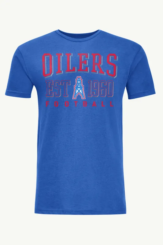 MENS HOUSTON OILERS RETRO T SHIRT sold by Starter