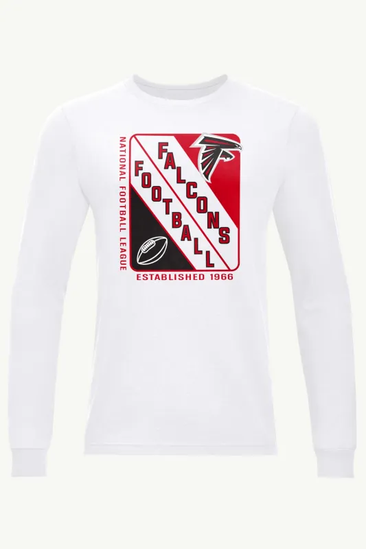 MENS ATLANTA FALCONS SHIELD LOGO LONG SLEEVE T SHIRT sold by Starter