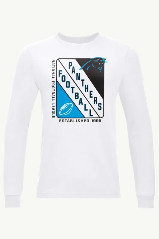 MENS CAROLINA PANTHERS SHIELD LOGO LONG SLEEVE T SHIRT sold by Starter
