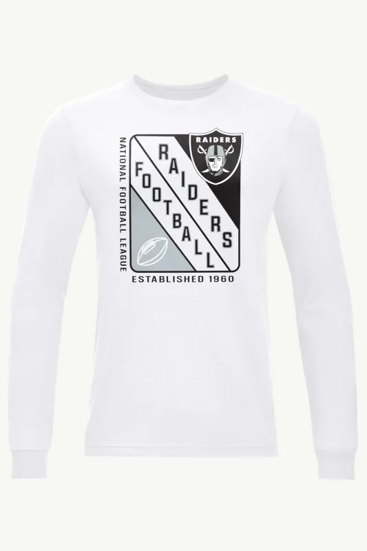 MENS LAS VEGAS RAIDERS SHIELD LOGO LONG SLEEVE T SHIRT sold by Starter