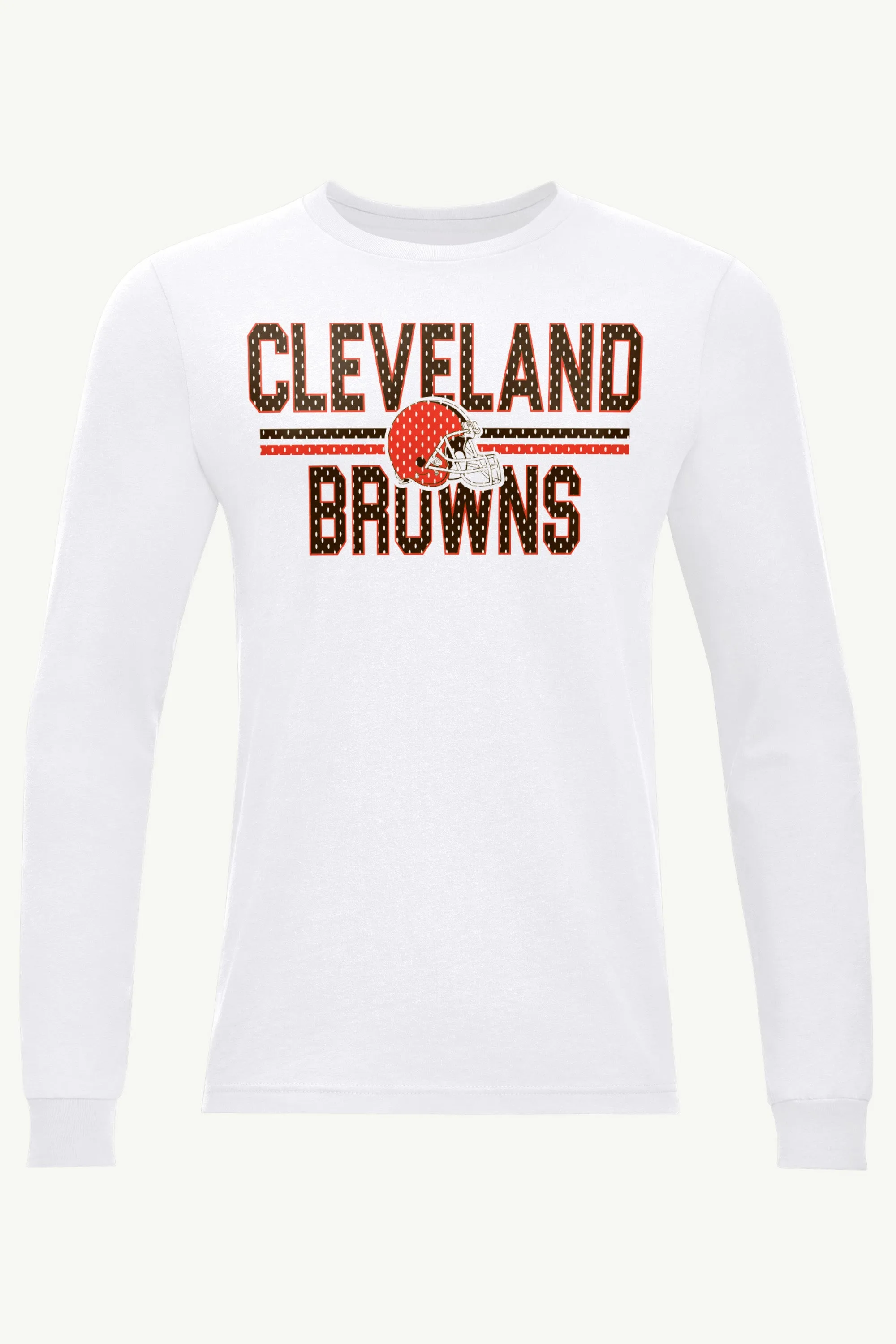 MENS CLEVELAND BROWNS MESH LOOK LONG SLEEVE T SHIRT sold by Starter