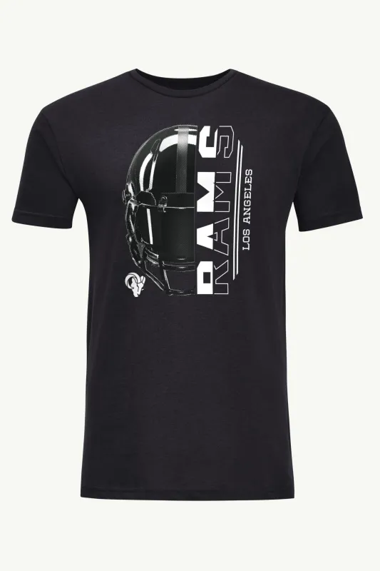 MENS LOS ANGELES RAMS HALF HELMET T SHIRT sold by Starter
