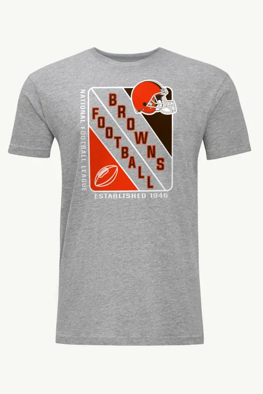MENS CLEVELAND BROWNS SHIELD LOGO T SHIRT made by Starter