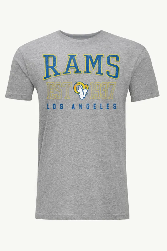 MENS LOS ANGELES RAMS RETRO T SHIRT made by Starter