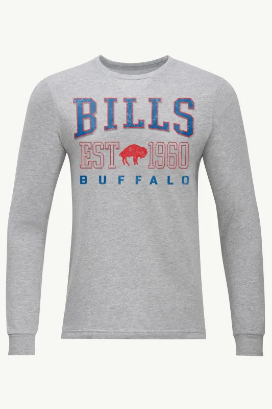 MENS BUFFALO BILLS RETRO LONG SLEEVE T SHIRT sold by Starter