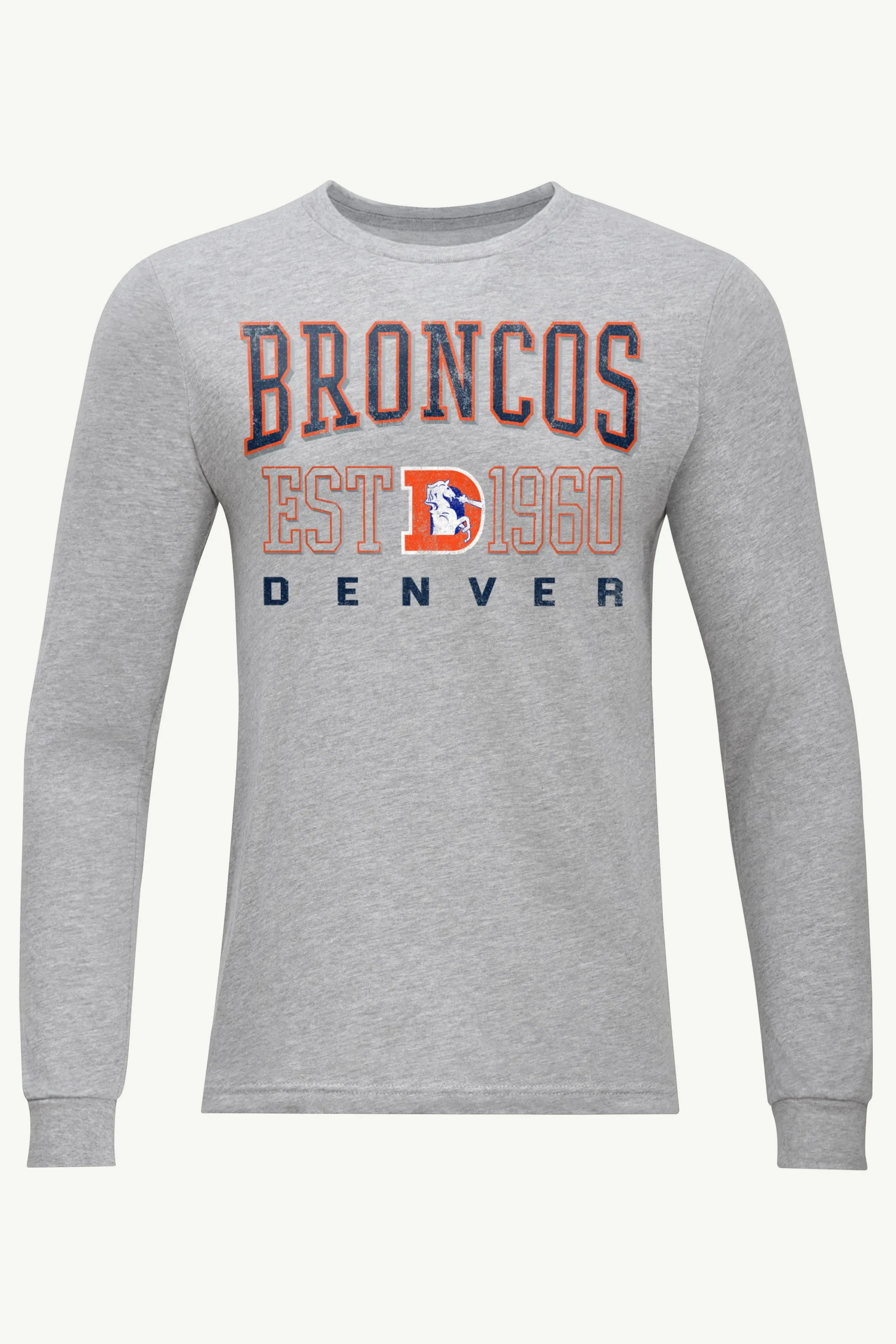 MENS DENVER BRONCOS RETRO LONG SLEEVE T SHIRT sold by Starter