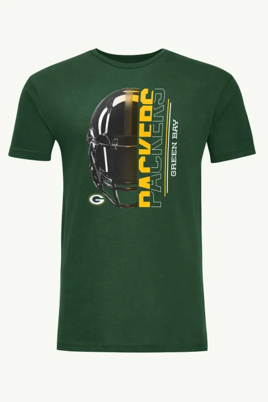 MENS GREEN BAY PACKERS HALF HELMET T SHIRT sold by Starter