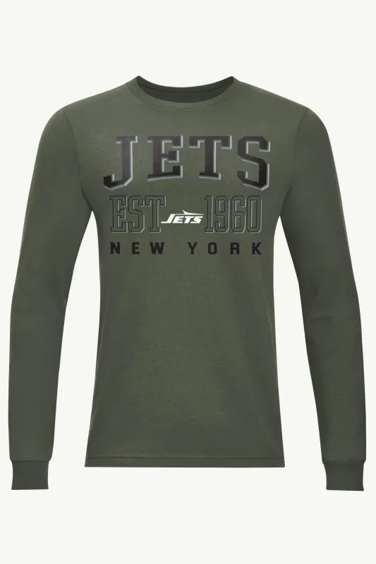 MENS NEW YORK JETS RETRO LONG SLEEVE T SHIRT sold by Starter