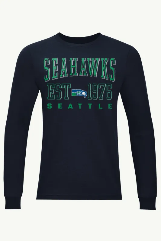 MENS SEATTLE SEAHAWKS RETRO LONG SLEEVE T SHIRT sold by Starter