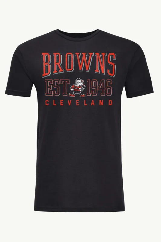 MENS CLEVELAND BROWNS RETRO T SHIRT made by Starter