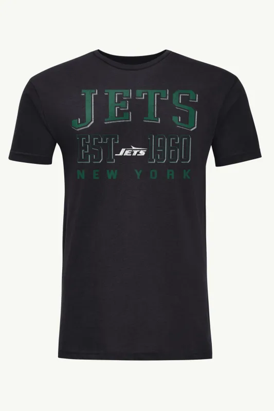 MENS NEW YORK JETS RETRO T SHIRT made by Starter