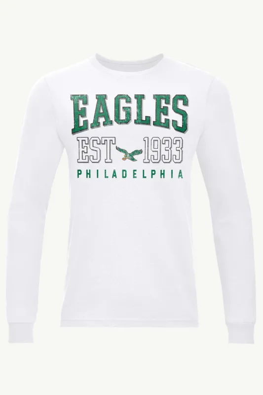 MENS PHILADELPHIA EAGLES RETRO LONG SLEEVE T SHIRT sold by Starter
