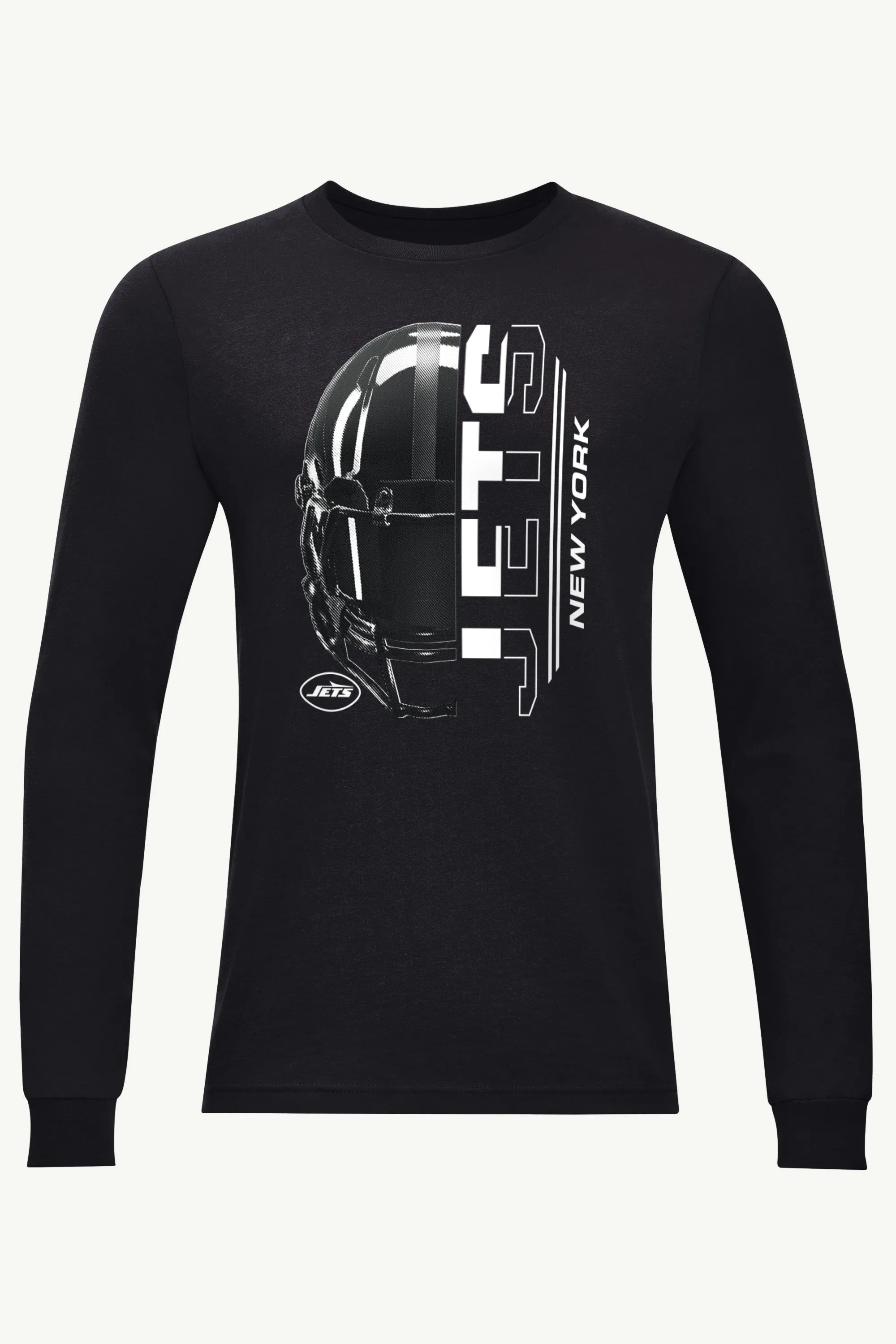 MENS NEW YORK JETS HALF HELMET LONG SLEEVE T SHIRT sold by Starter