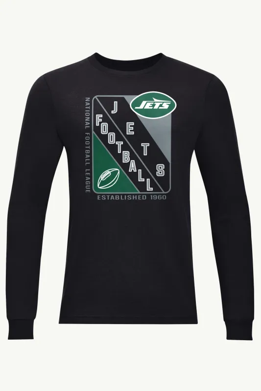 MENS NEW YORK JETS SHIELD LOGO LONG SLEEVE T SHIRT sold by Starter