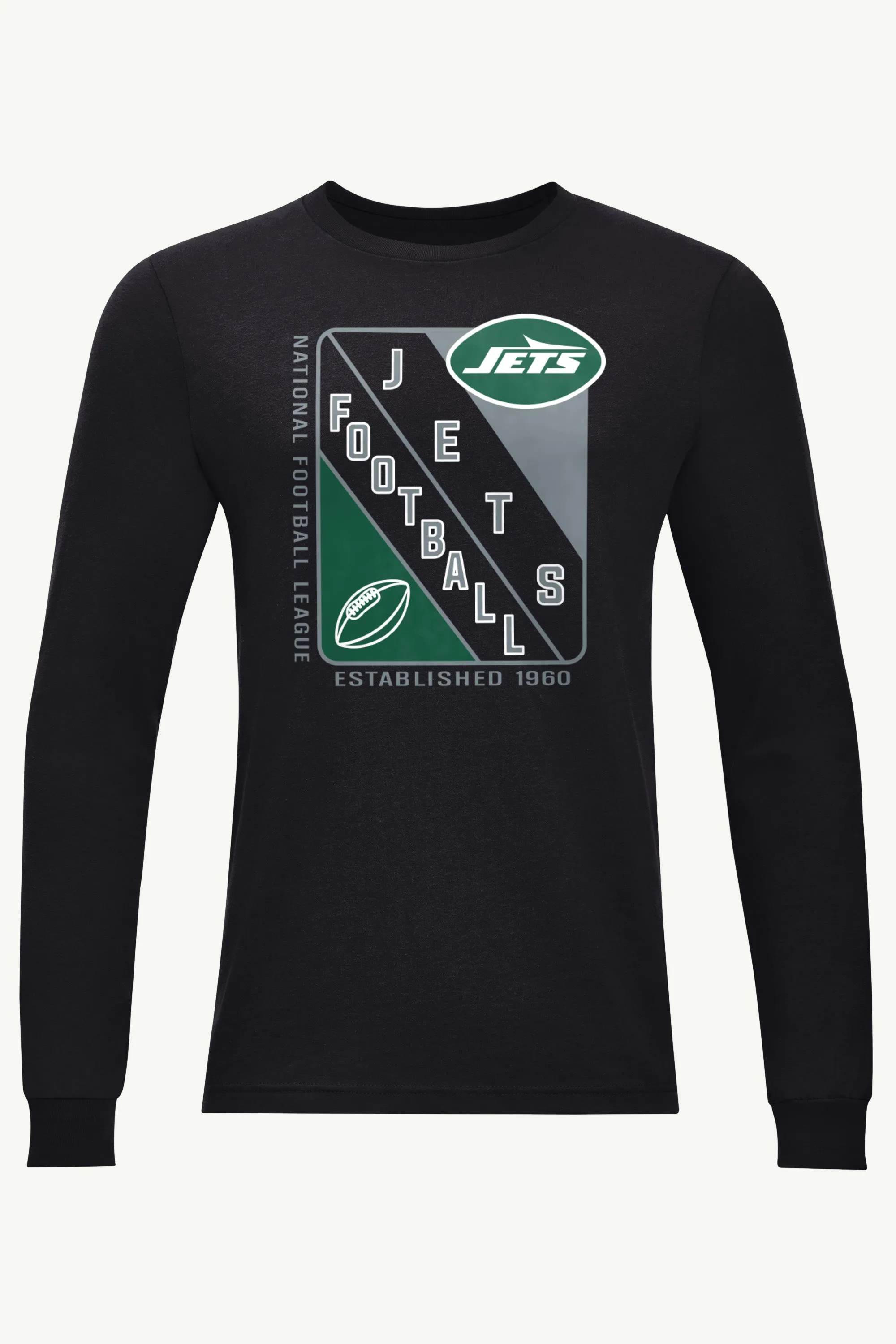 MENS NEW YORK JETS SHIELD LOGO LONG SLEEVE T SHIRT sold by Starter