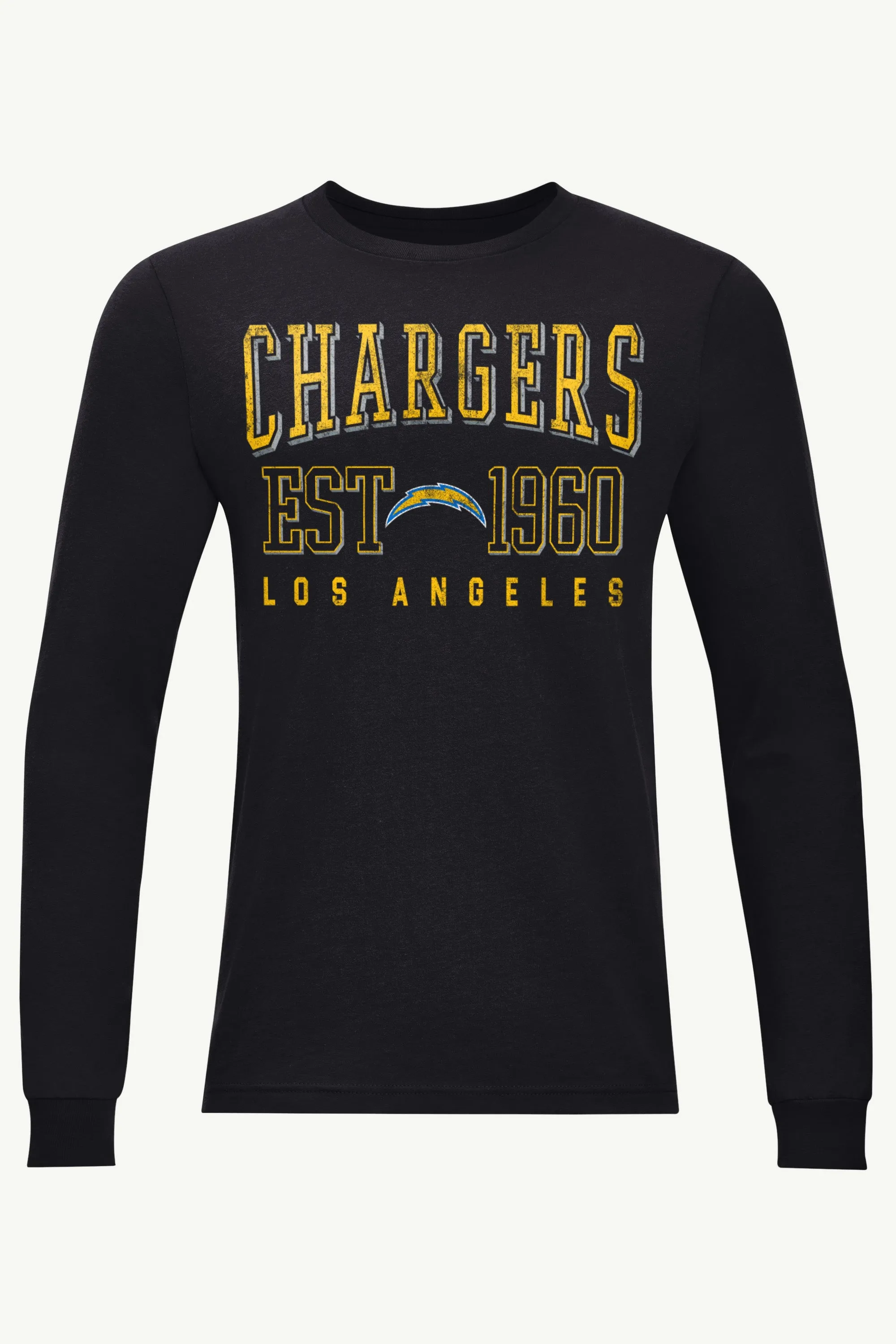 MENS LOS ANGELES CHARGERS RETRO LOGO LONG SLEEVE T SHIRT sold by Starter