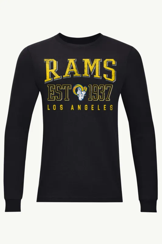 MENS LOS ANGELES RAMS RETRO LOGO LONG SLEEVE T SHIRT sold by Starter