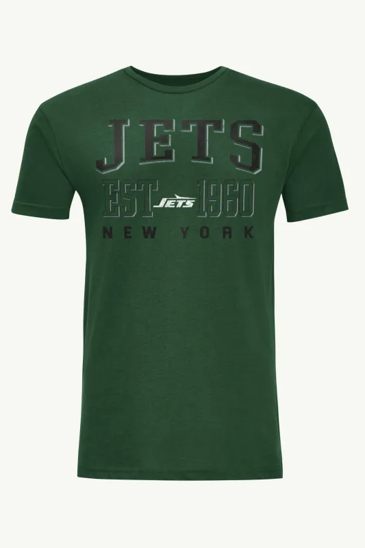 MENS NEW YORK JETS RETRO T SHIRT made by Starter