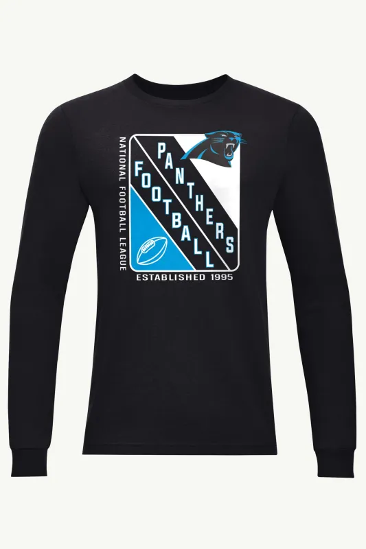 MENS CAROLINA PANTHERS SHIELD LOGO LONG SLEEVE T SHIRT sold by Starter
