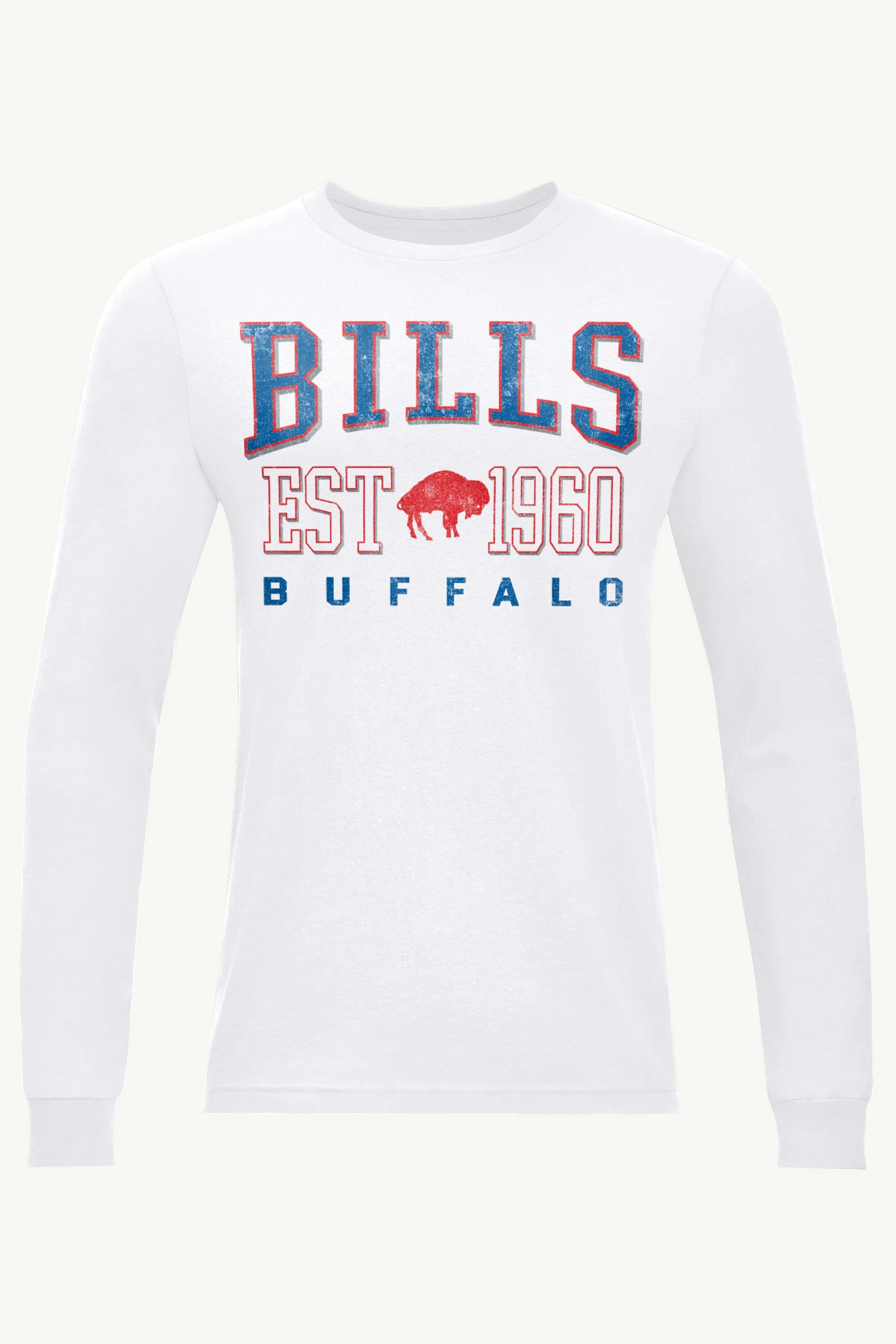 MENS BUFFALO BILLS RETRO LONG SLEEVE T SHIRT sold by Starter