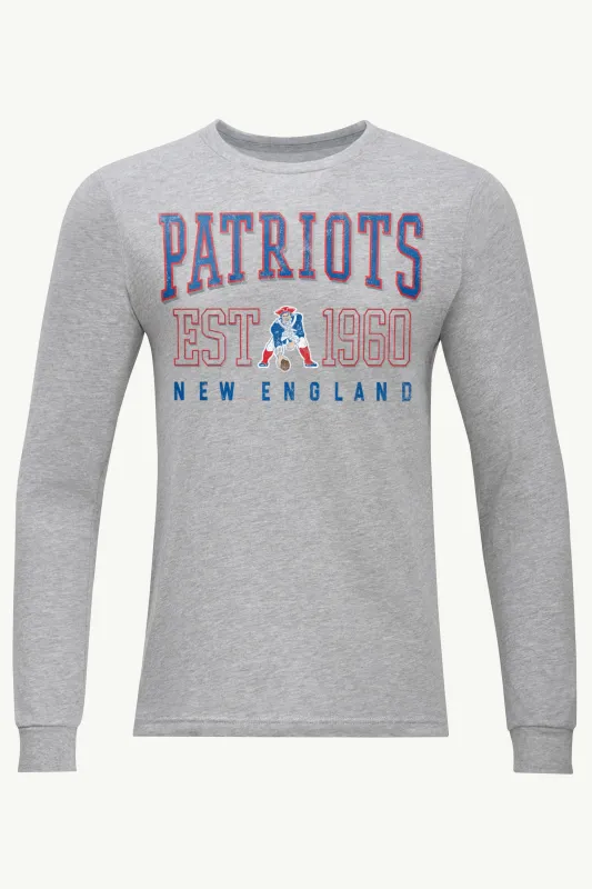 MENS NEW ENGLAND PATRIOTS RETRO LONG SLEEVE T SHIRT sold by Starter