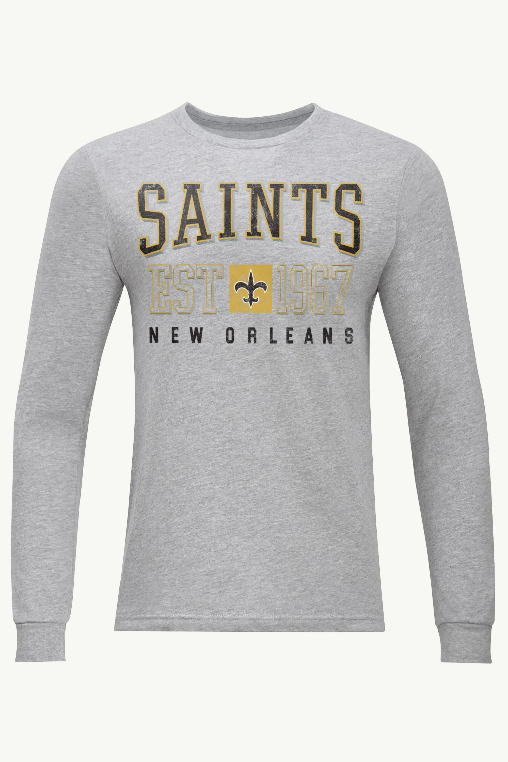 MENS NEW ORLEANS SAINTS RETRO LONG SLEEVE T SHIRT sold by Starter