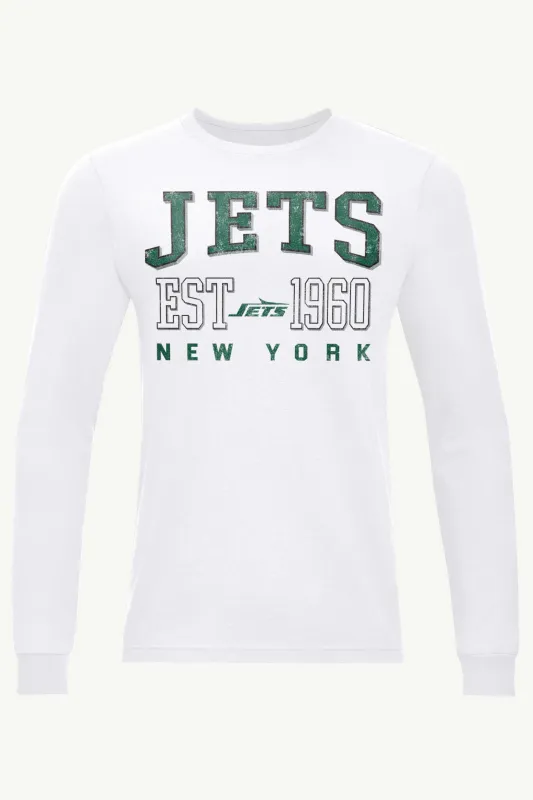 MENS NEW YORK JETS RETRO LONG SLEEVE T SHIRT sold by Starter